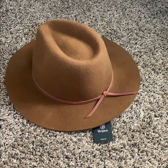 Nwt Brixton Wesley Fedora Coffee | Poshmark